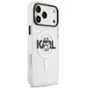 Karl Lagerfeld IML Choupette Sketch Logo MagSafe dėklas, skirtas iPhone 17 Pro, skaidrus
