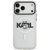 Karl Lagerfeld IML Choupette Sketch Logo MagSafe dėklas, skirtas iPhone 17 Pro, skaidrus