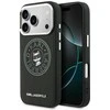 Dėklas Karl Lagerfeld Point &amp; Choupette Sketch MagSafe Case for iPhone 17 Pro - Juodas