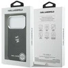 „Karl Lagerfeld Point & Choupette Sketch MagSafe“ dėklas, skirtas „iPhone 17 Pro“ – Juodas