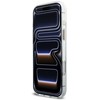 Guess IML Glitter Script Strap MagSafe dėklas skirtas iPhone 17 Pro Max Transparent