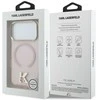 Dėklas Karl Lagerfeld IML K Head Logo MagSafe Case for iPhone 17 Pro - Rožinė