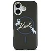 Dėklas Karl Lagerfeld IML Choupettes Karl Script Logo MagSafe iPhone Air Case - Juodas