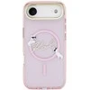 Dėklas Karl Lagerfeld IML Choupettes Karl Script Logo MagSafe iPhone Air Case - Rožinė