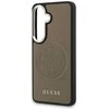 Guess PU Perforated 4G Logo Magnetic dėklas skirtas Samsung Galaxy S26 rudos spalvos