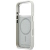 Dėklas Karl Lagerfeld Croco KL Script Logo MagSafe case for iPhone 17 Pro Max - sidabrinis