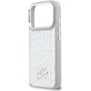 Dėklas Karl Lagerfeld Croco KL Script Logo MagSafe case for iPhone 17 Pro Max - sidabrinis