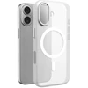 Puro „Lightfeel“ „iPhone 17“ dėklas, suderinamas su „MagSafe“ – skaidrus ir baltas