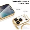 „Tech-Protect MagFlex MagSafe“ dėklas, skirtas „iPhone 17 Pro Max“ – permatomo aukso spalvos