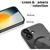 „Tech-Protect MagFlex MagSafe“ dėklas, skirtas „iPhone 17“ – skaidrus, juodas