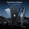 Telefono dėklas skaidrus juodas MagSafe iPhone 17 + stiklas ESR