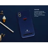 Telefono dėklas su kortelių skyriumi iPhone 7/8 Plus, tamsiai mėlynas
