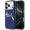 „Karl Lagerfeld IML Choupettes Karl Script Logo MagSafe“ dėklas, skirtas „iPhone 17 Pro Max“ - Mėlyna