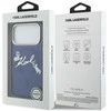 „Karl Lagerfeld IML Choupettes Karl Script Logo MagSafe“ dėklas, skirtas „iPhone 17 Pro Max“ - Mėlyna