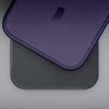 3Mk apsauginis 3mk dūminis „MagCase“ dėklas, skirtas iPhone 16 - violetinė-permatoma