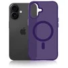 3Mk apsauginis 3mk dūminis „MagCase“ dėklas, skirtas iPhone 16 - violetinė-permatoma