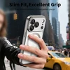 „Tech-Protect MagFlex MagSafe“ dėklas, skirtas „iPhone 17 Pro“ – skaidrus sidabrinis