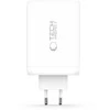 Tech-Protect NC240W-GAN 4-port laidinis įkroviklis PD 240W / QC3.0 baltos spalvos