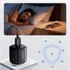 Joyroom JR-TG7 33W USB-A + USB-C sieninis įkroviklis su 60W USB-C į USB-C 1m laidu - Juodas