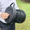 Telescopinė sulankstoma taburetė Geffy, juoda