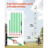 VEVOR Rankinis teleskopinis medžių genėtuvas 118-809 cm plieno ašmuo