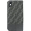 Tellur Carbon juodas atverčiamas dėklas iPhone XS