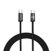 Tellur USB-C į USB-C laidas 3A, 1 m, juodas