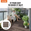 VEVOR Plastikinės medžio plytelės terasai