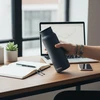 Gertuvė „Quokka Echo“ – 690 ml nerūdijančio plieno butelis su silikonine rankena (Juodas)