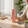 „Quokka Echo“ – 690 ml nerūdijančio plieno gertuvė su silikonine rankena (Rožinė)