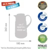 ROTPUNKT Thermos jug, 1.0 l, ristretto (juodas)
