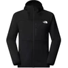 The North Face M Meteora Vyriškas fliso švarkelis su pilnu užtrauktuku NF0A8E1KJK31 Juodas L