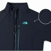 The North Face moteriška vėjui nepralaidi striukė žygiams, šviesiai mėlyna