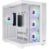 Thermaltake View 380 TG ARGB Snow, bokšto formos korpusas - baltas, grūdintas stiklas x 2