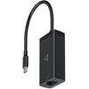 Tinklo adapteris USB-C–RJ-45 Sbox H-994, iki 1 Gbps, 0,1 m, juodas