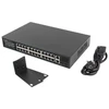Šakotuvas LANBERG Switch Rack 19 colių RSFE-24P-2C-250 24x 100Mb PoE+ 2x Combo Gigabit 250W