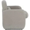 TOGO pilkas „Boucle“ modernus poilsio fotelis