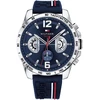 „Tommy Hilfiger 1791476 Decker“ vyriškas mėlynas silikoninis laikrodis