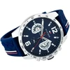 „Tommy Hilfiger 1791476 Decker“ vyriškas mėlynas silikoninis laikrodis