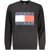 TOMMY HILFIGER MĘSKA Juoda BLUZA Z ROZPIĘCIEM