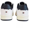 Tommy Hilfiger Retro Court Mix Cupsole Vyriški batai Balti - FM0FM04006 YBR
