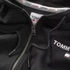 Tommy Hilfiger TJM reguliaraus kirpimo džemperis su užtrauktuku vyriškas juodas - DM0DM17783-BDS