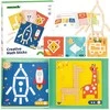 Tooky Toys Tooky Toy Medinės Magnetinės Kaladėlės Su Galvosūkiais 49 vnt.