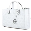 Torebka tote Michael Kors 38S6S3GM5B-OPTIC Baltas ALLUMINIUM