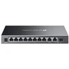 TP-LINK ES210GMP Omada 10 prievadų gigabitinis lengvai valdomas komutatorius su 8 PoE+ prievadais