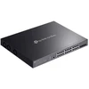 Ausinės TP-Link Omada SG3428XMPP tinklo jungiklis, valdomas L2+ Gigabit Ethernet (10/100/1000), PoE palaikymas, 1U, juodas