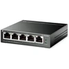 Ausinės TP-Link TL-SG105PE valdomas L2 gigabitinis eterneto komutatorius (10/100/1000), palaikantis PoE, juodas
