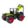 Lean Toys Žalias traktoriaus modelis su trinties mechanizmu, 37x23x22 cm