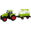 Lean Toys Traktorius su priekaba LeanToys Big Wheels Žalias Farm