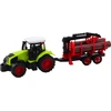 Lean Toys Traktorius su HDS priekaba medienos transportavimui